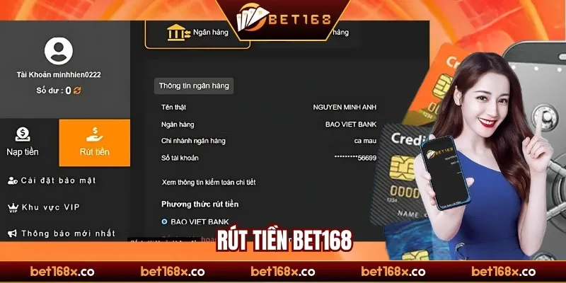 Rút Tiền Bet168